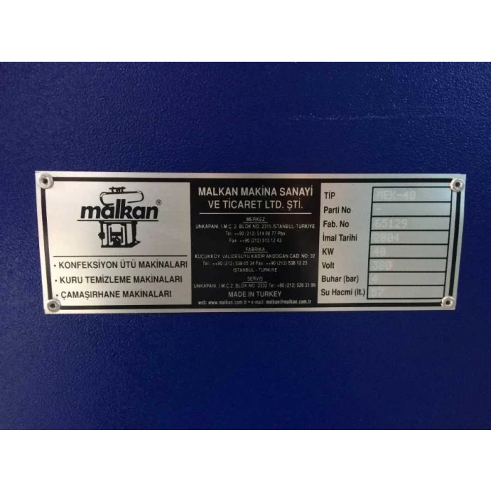 Malkan MEK40 Tam Otomatik, Elektrikli Merkezi Sistem Buhar Jeneratörü 40 KW