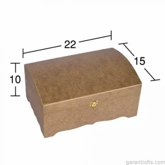 Hobi-Art SA 418 Boyanabilir Ahşap Mini Sandık