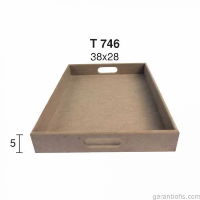 Hobi-Art T 746 Ahşap Dekoratif Tepsi Obje