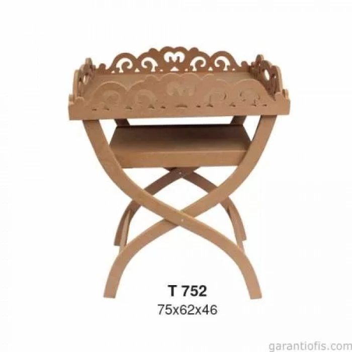 Hobi-Art T 752 Ahşap Dekoratif Tepsi Obje