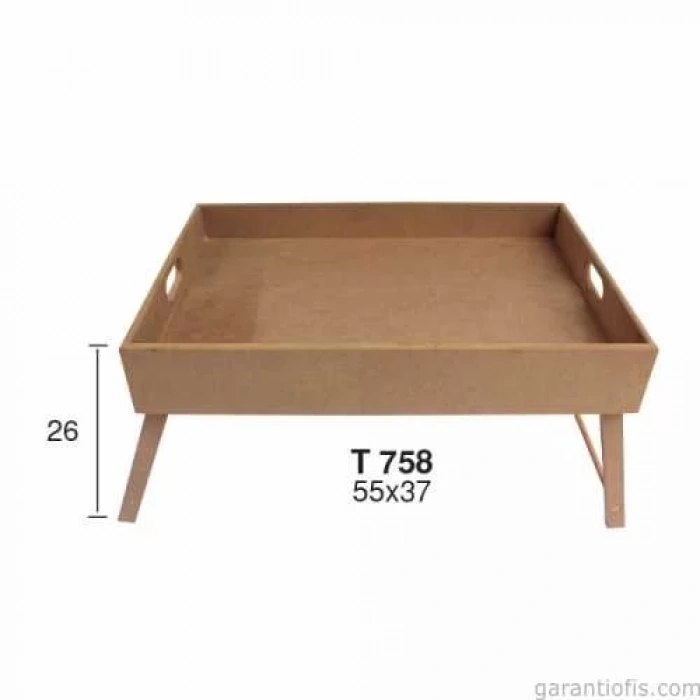 Hobi-Art T 758 Ahşap Dekoratif Tepsi Obje