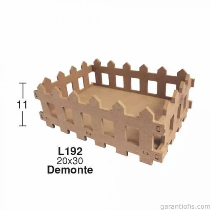 Hobi-Art L 192 Bahçe Çiti Figürlü Masaüstü Obje