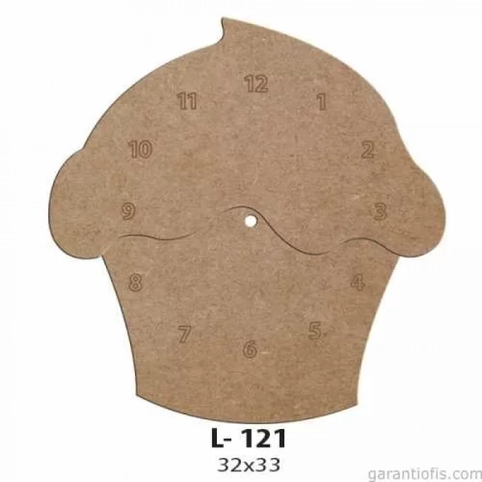 Hobi-Art L 121 Dekoratif Ahşap Saat