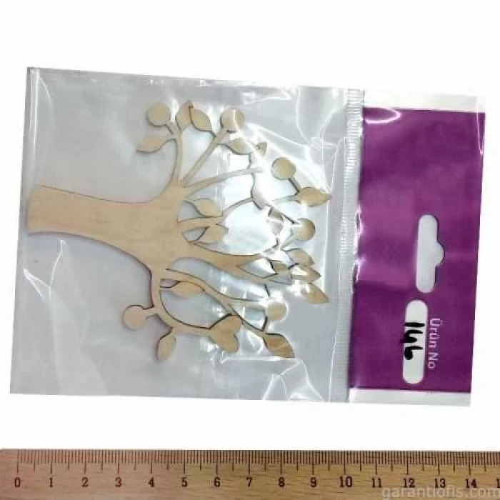 Hobi-Art KD 146 - Ağaç Figürlü Dekoratif Mini Ahşap Obje