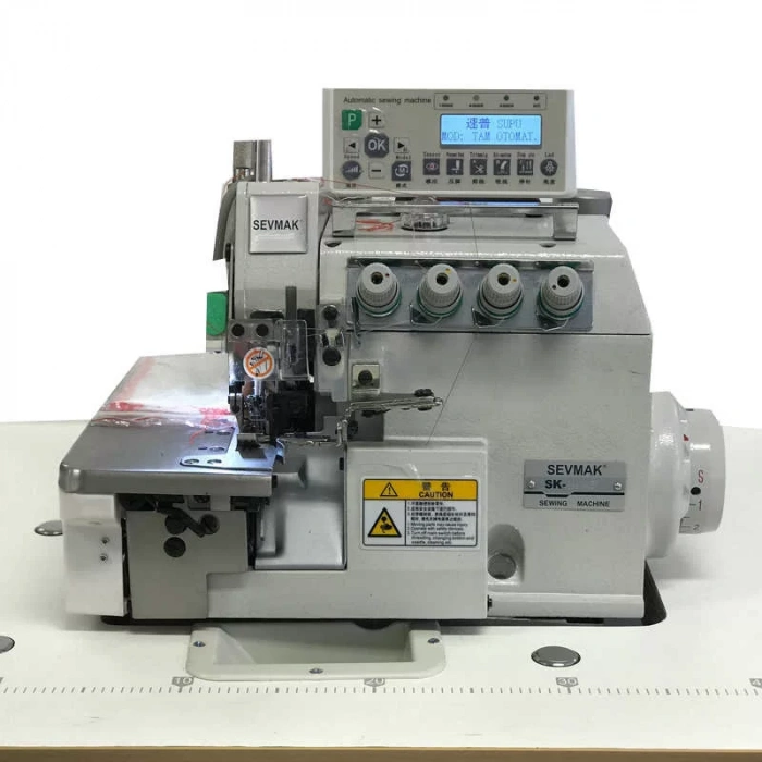 Sevmak SK-5214EX-04UBT 4 İplik Tam Otomatik Akıllı İplik Kesicili Overlok Makinası