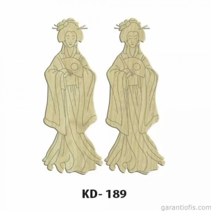 Hobi-Art KD 189 Dekoratif Mini Ahşap Obje