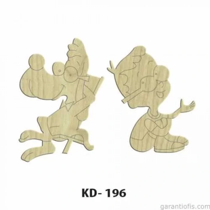 Hobi-Art KD 196 Dekoratif Mini Ahşap Obje