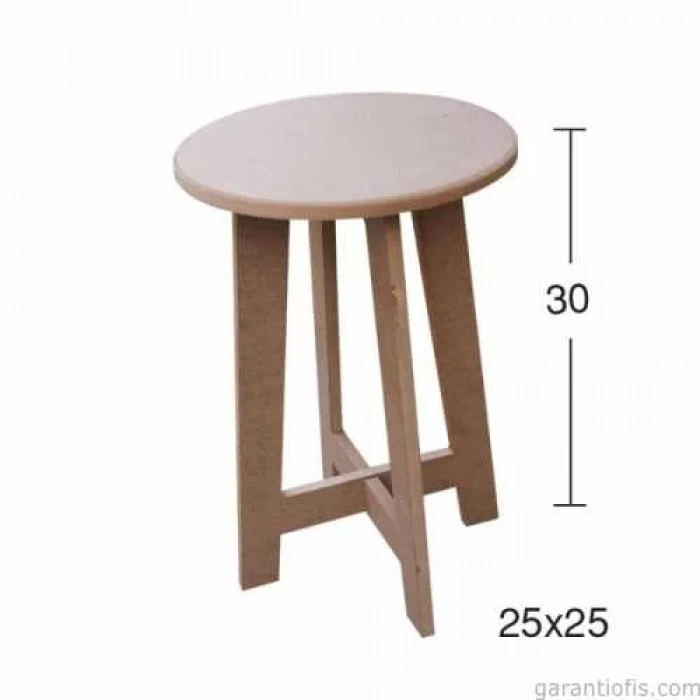 Hobi-Art İB 10 Dekoratif Ahşap Tabure