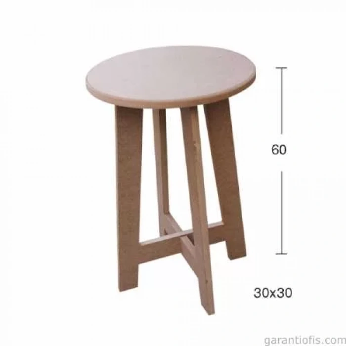 Hobi-Art İB 12 Dekoratif Ahşap Tabure