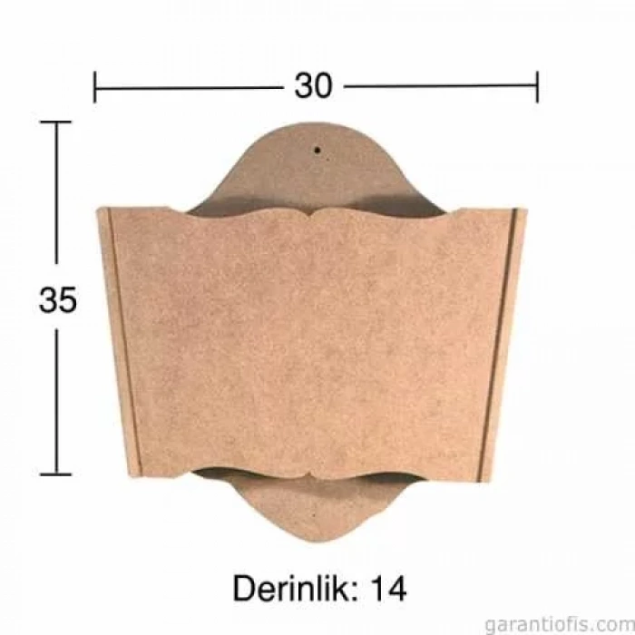 Hobi-Art KP 121 Dekoratif Ahşap Obje