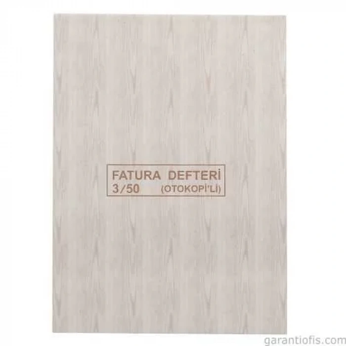 Dilman Otokopili Fatura (3/50 - 2 Nüsha)