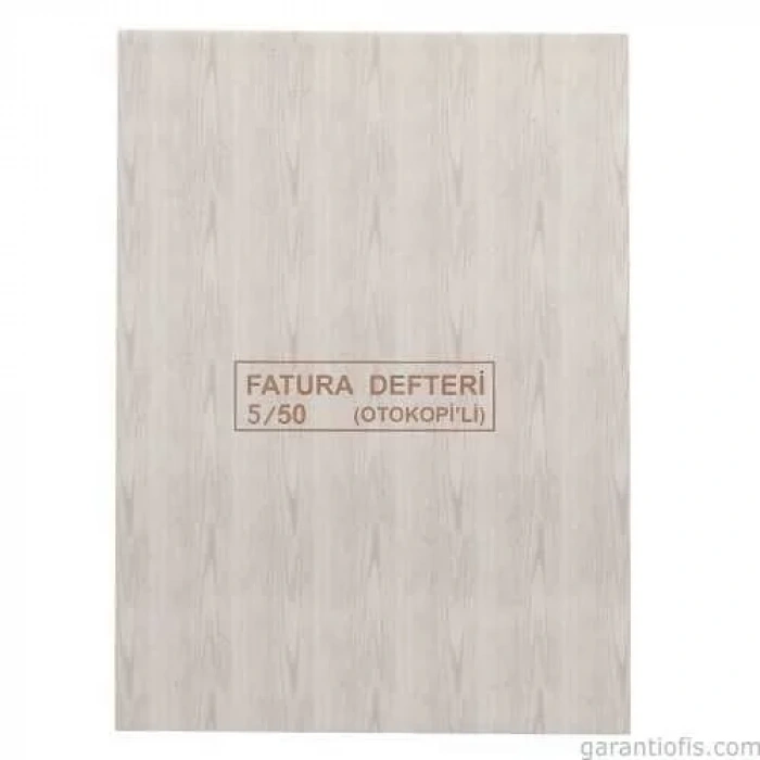 Dilman Otokopili Fatura (5/50 - 3 Nüsha)