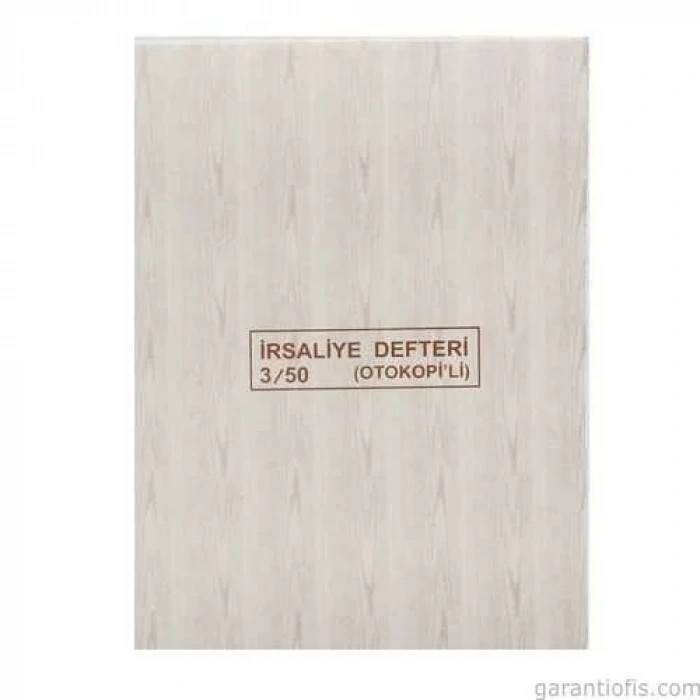 Dilman Otokopili İrsaliye Defteri (3/50 - 2 Nüsha)