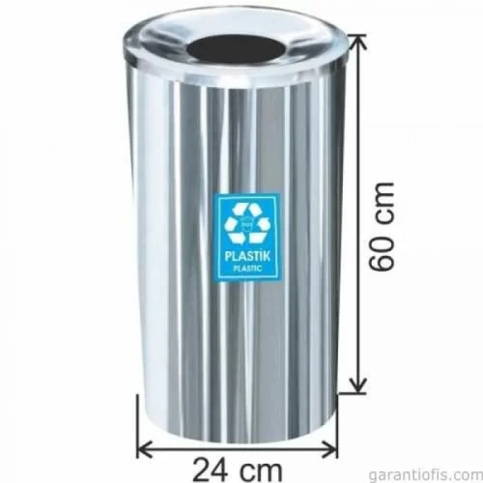 Garanti Metal 1803 Plastik İçin Geri Dönüşüm Çöp Kovası (27 Litre)