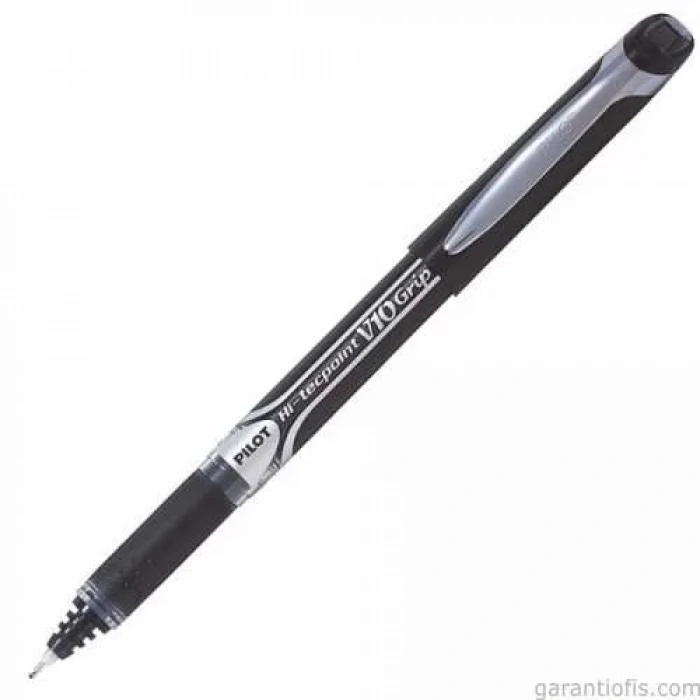 Pilot Hi-Tecpoint V10 Grip Siyah iğne Uçlu Roller Kalem (1,0mm)