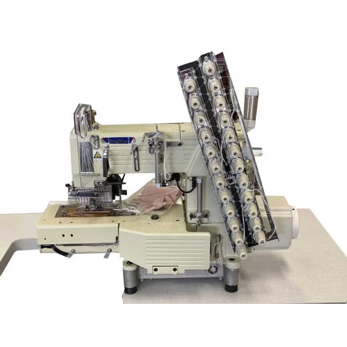 Kingstar JT-4412-PMD-UTC Burunlu 12 İğne Havalı İplik Kesicili Zincir Dikiş Makinası