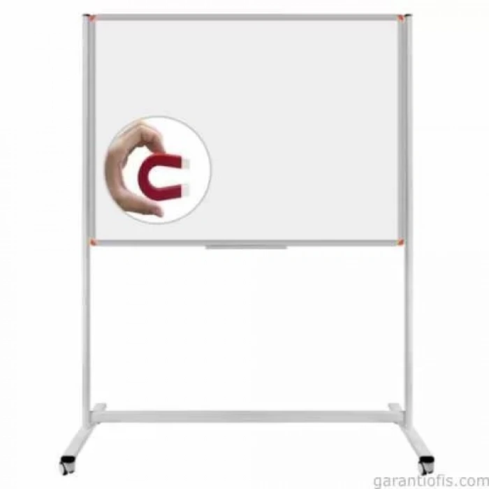 Panda PAN 572 Mıknatıslı Yüzey Yazı Tahtası Brifing Mobil (360 Derece Dönerli - 120x200 cm)