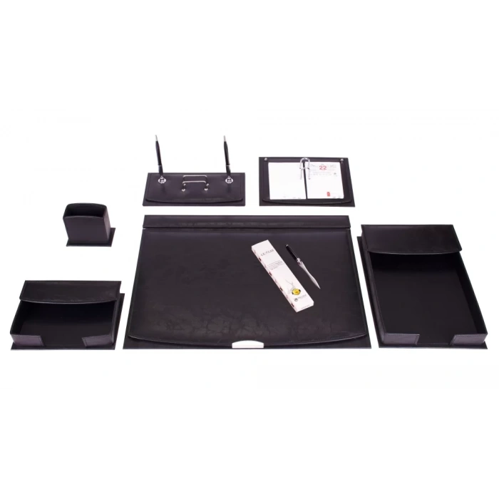 Gülpaş 922 Siyah Lüks Sümen Takımı (Elips - 9 Parça)