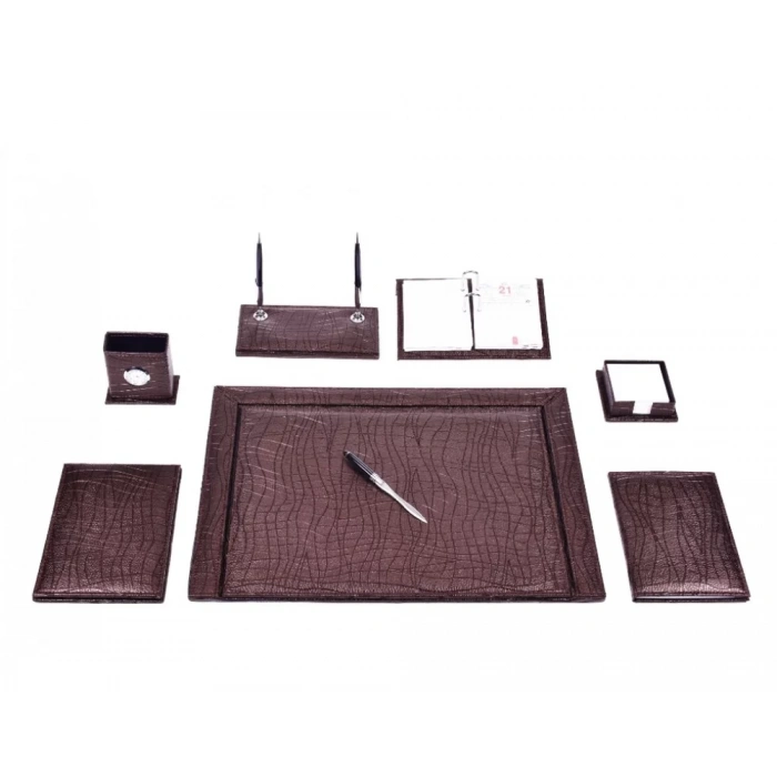 Gülpaş 252 Kahverengi Lüks Sümen Takımı (Goya - 9 Parça)