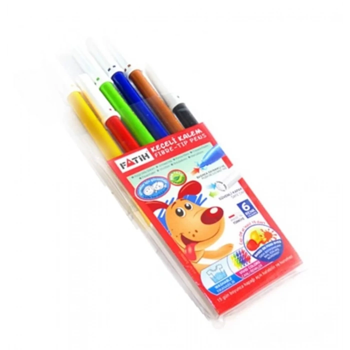 Fatih Keçeli Kalem 6 Renk (34000)