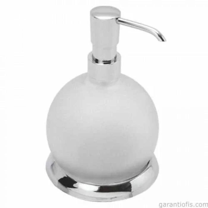 Garanti Metal 7014 Cam Küre Şeklinde Sıvı Sabunluk