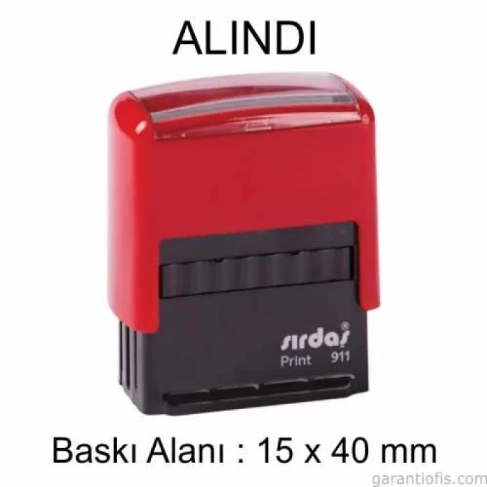 Sırdaş Otomatik ALINDI Yazılı Kaşe
