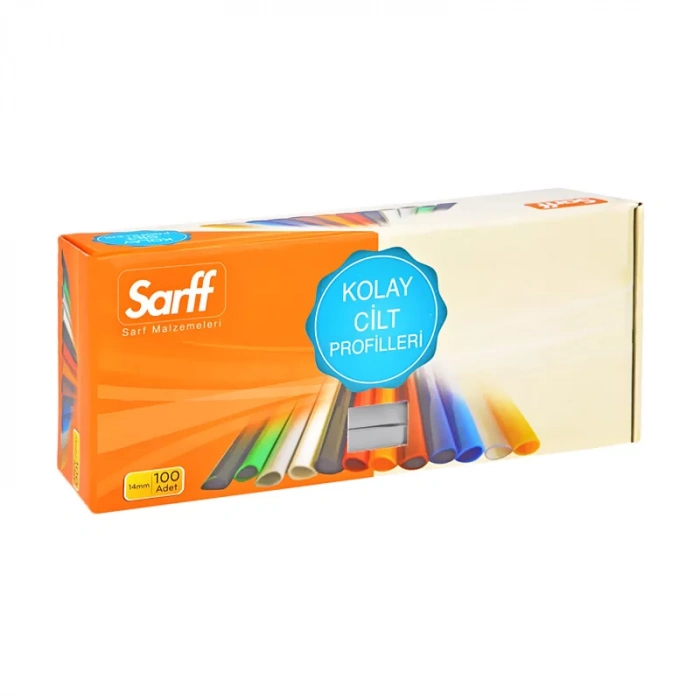 SARFF GENİŞ DOSYA SIRTLIĞI 15mm ŞEFFAF 100LÜ (15203020)