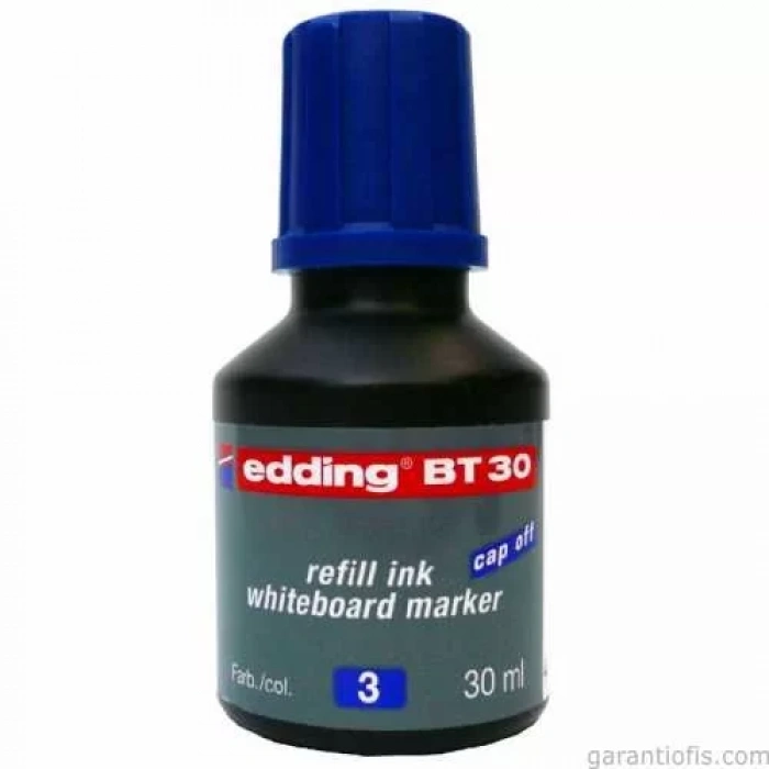 Edding BT 30 Mavi Tahta Kalemi Yedek Mürekkebi