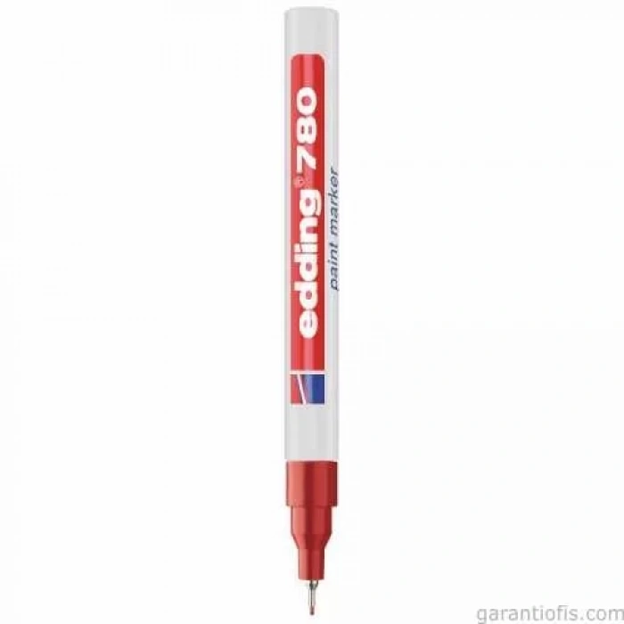 Edding 780 Tam Örtücü Kırmızı Boya Kalemi (Paint Marker)