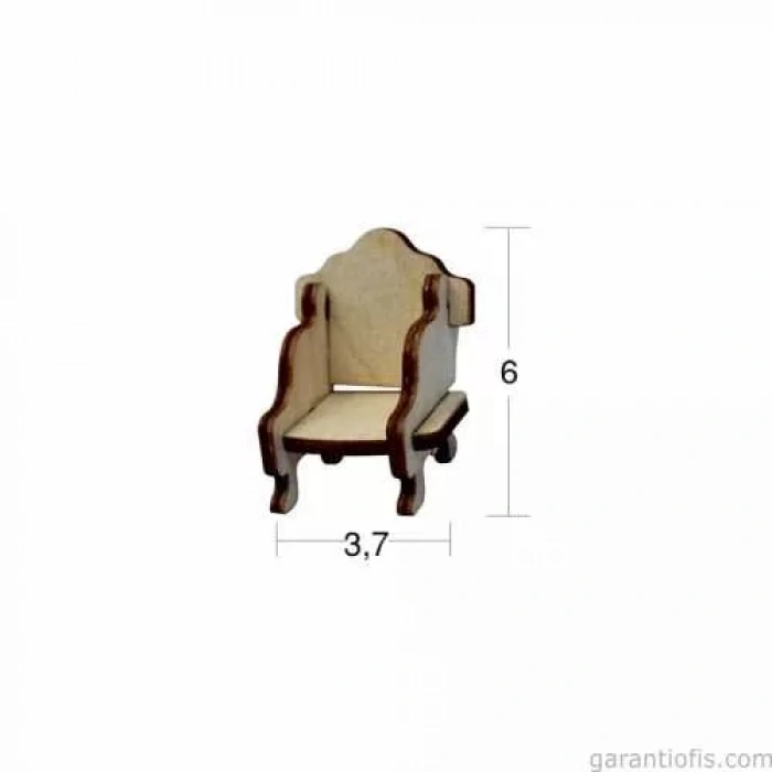 Hobi-Art MN 08 Ham Ahşap Minyatür Obje