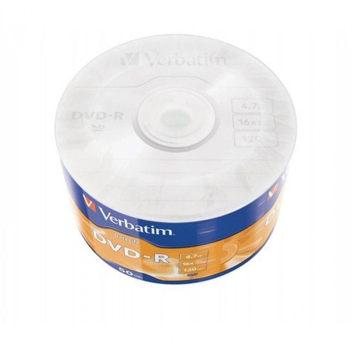 Verbatim DVD-R Wrap Matt Silver 4.7 GB (50 lu Paket)
