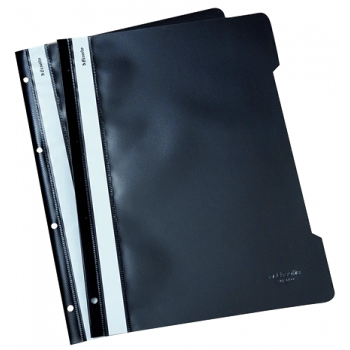 Esselte 4199 Siyah Plastik Telli Dosya (50 li Paket)