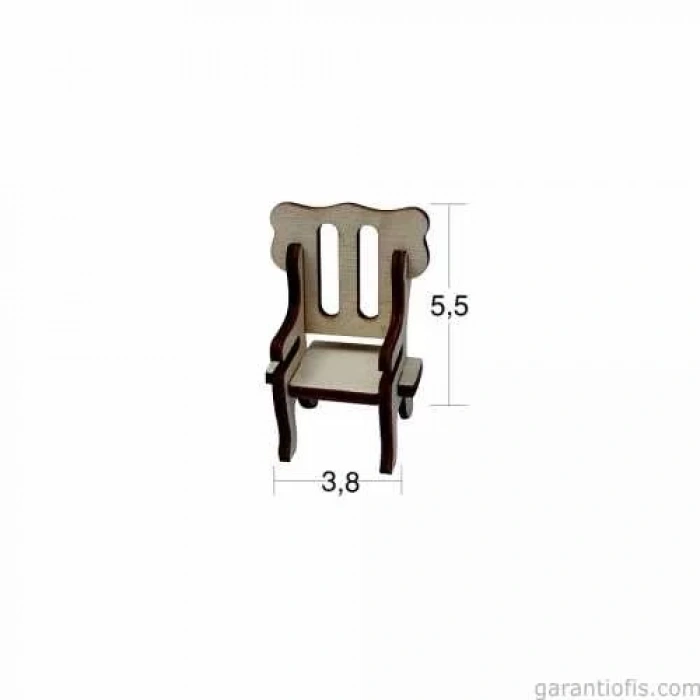 Hobi-Art MN 05 Ham Ahşap Minyatür Obje