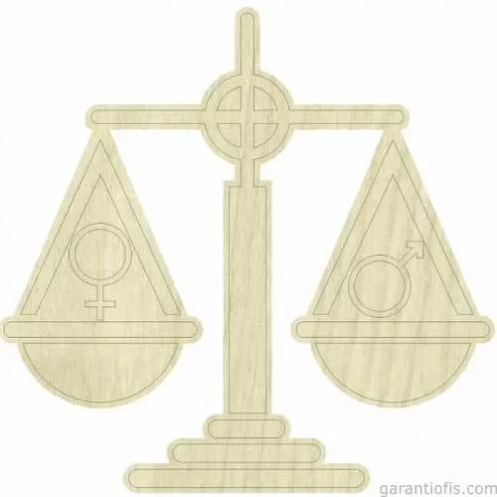 Hobi-Art KD 276 Terazi Figürlü Mini Ahşap Obje