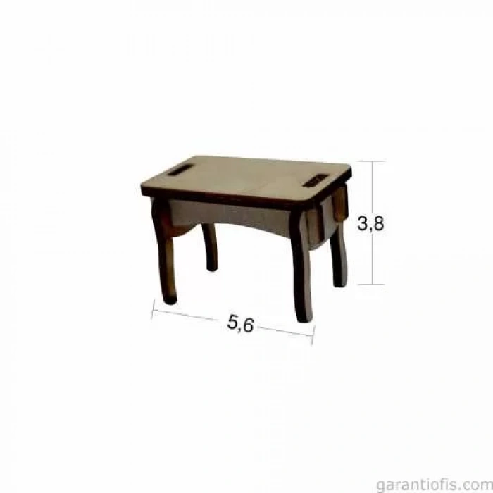 Hobi-Art MN 14 Ham Ahşap Minyatür Obje