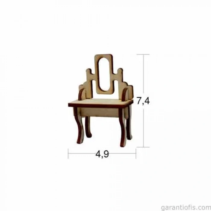 Hobi-Art MN 17 Ham Ahşap Minyatür Obje