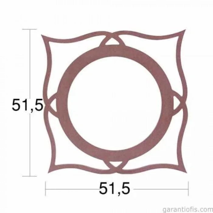 Hobi-Art AY 120 Boyanabilir Ahşap Ayna Çerçevesi