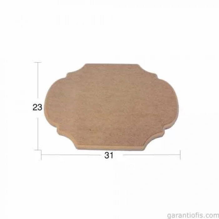 Hobi-Art PA 195 Boyanabilir Dekoratif Ahşap Pano