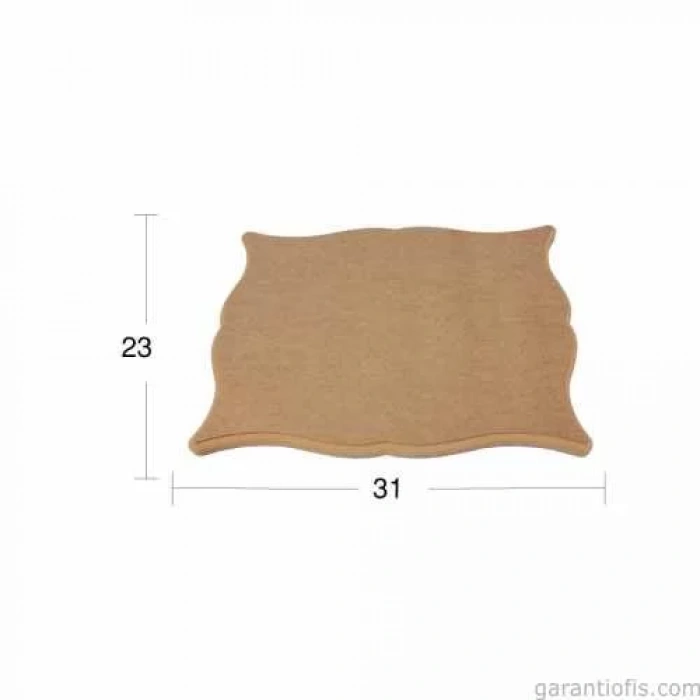 Hobi-Art PA 203 Boyanabilir Dekoratif Ahşap Pano