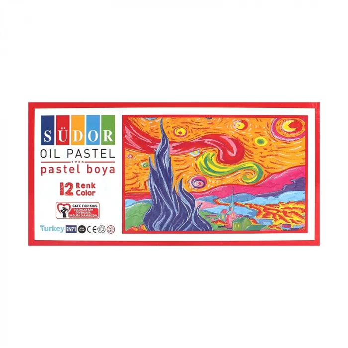 SÜDOR SD612 PASTEL BOYA 12 RENK