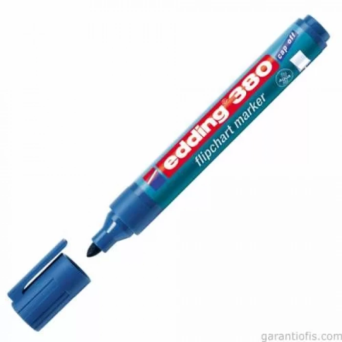 Edding 380 Yuvarlak Uçlu Mavi Flipchart Kalemi