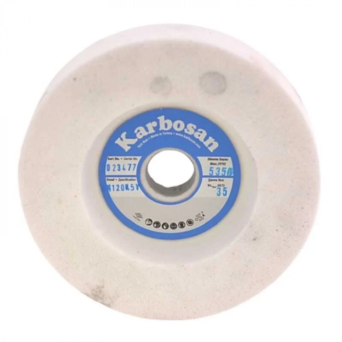 Karbosan Hızar Makinesi İçi Çukur Bileme(Zımpara) Taşı 125X25X20-70X14