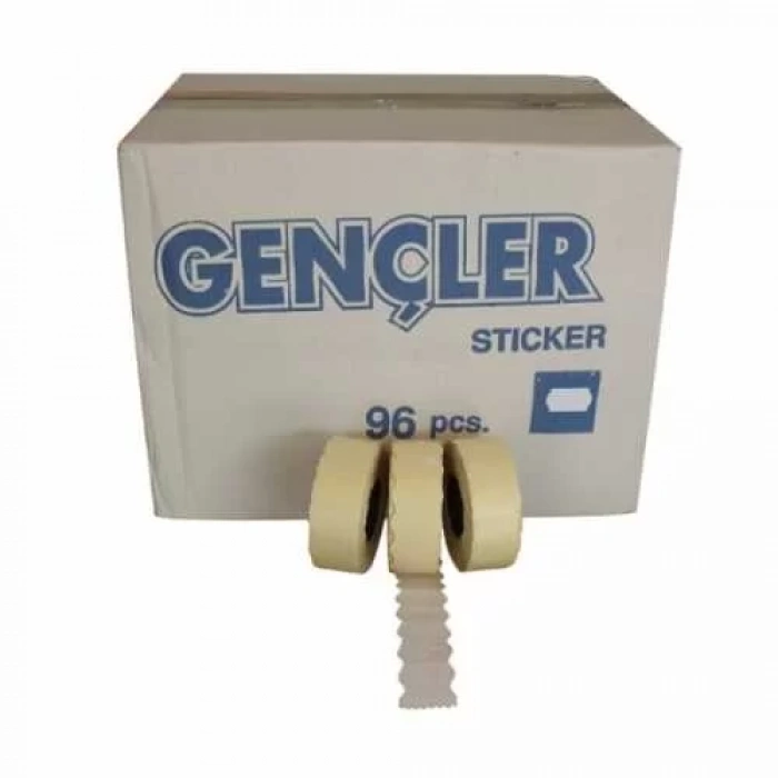 Gençler Renkli Meto Etiket (96 lı Paket)