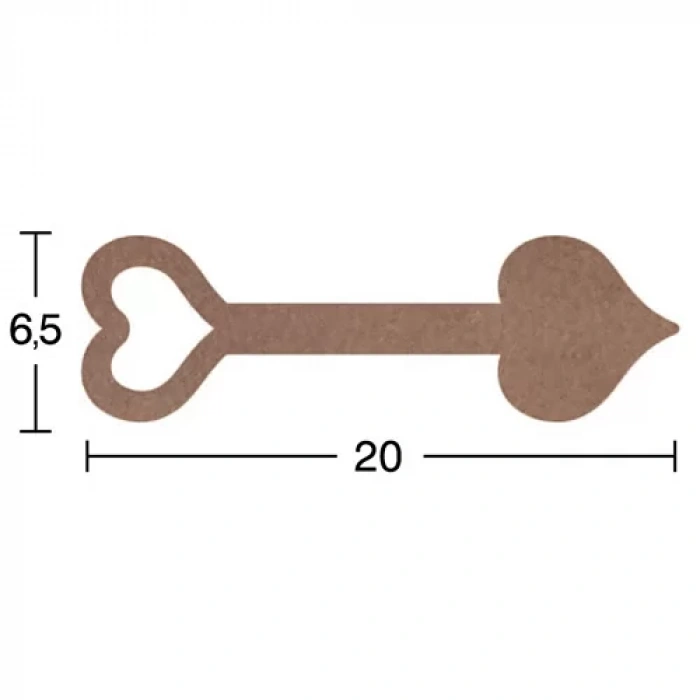 Hobi-Art H 97 Ayakta Durabilen Ahşap Ok (18 mm Kalınlık)