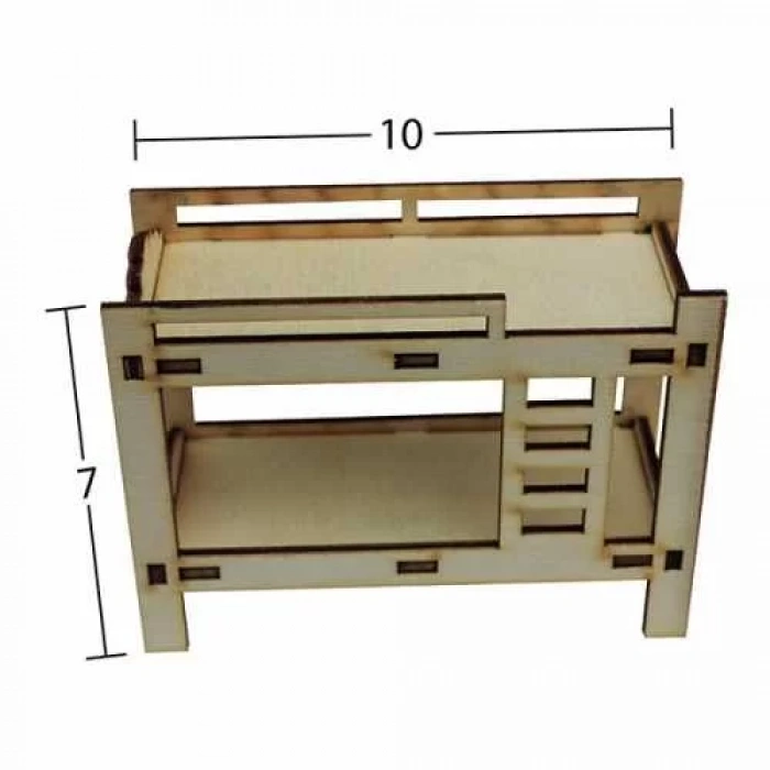 Hobi-Art MN 42 Ham Ahşap Minyatür Obje