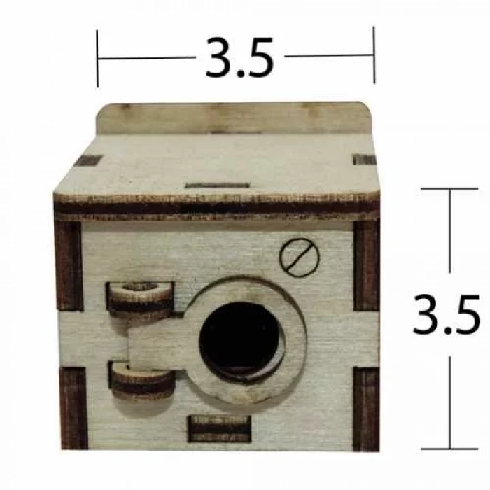 Hobi-Art MN 47 Ham Ahşap Minyatür Obje