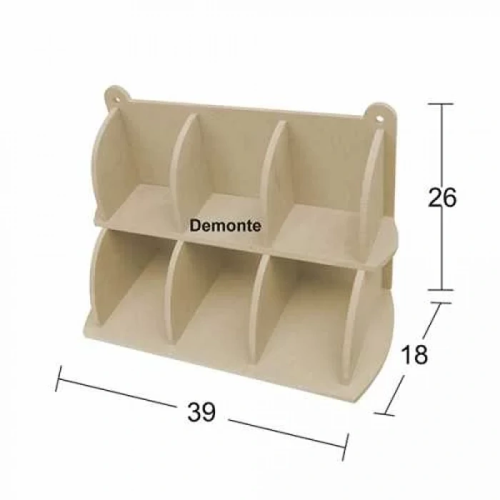 Hobi-Art L 331 Boyanabilir Demonte Ham Ahşap Obje