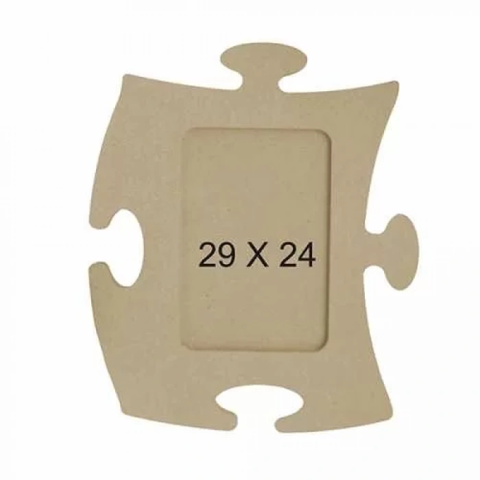 Hobi-Art ÇER 155 Dekoratif Yapboz Tasarımlı Ahşap Resim Çerçevesi