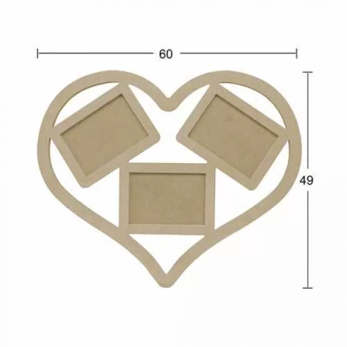 Hobi-Art ÇER 156 Dekoratif Kalpli Tasarımlı Ahşap Resim Çerçevesi