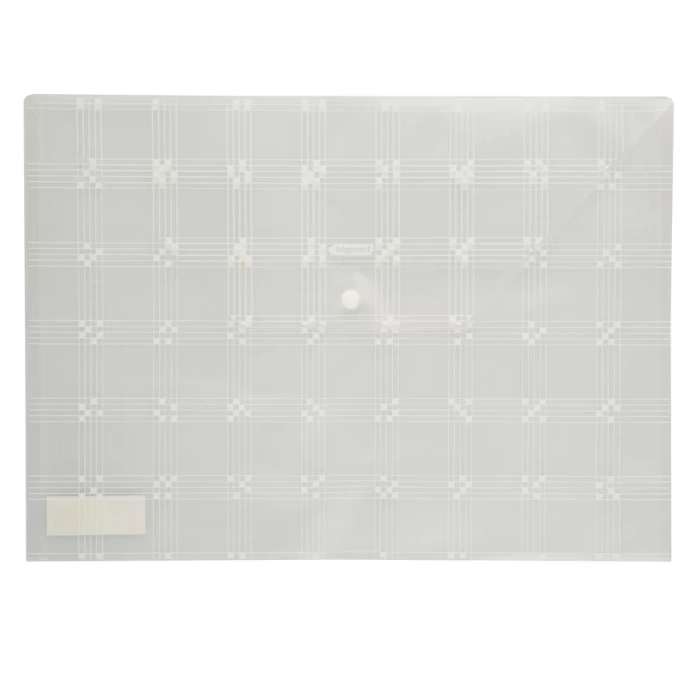 Bigpoint BP235 Desenli Şeffaf Çıtçıtlı A4 Dosya (12 li Paket)